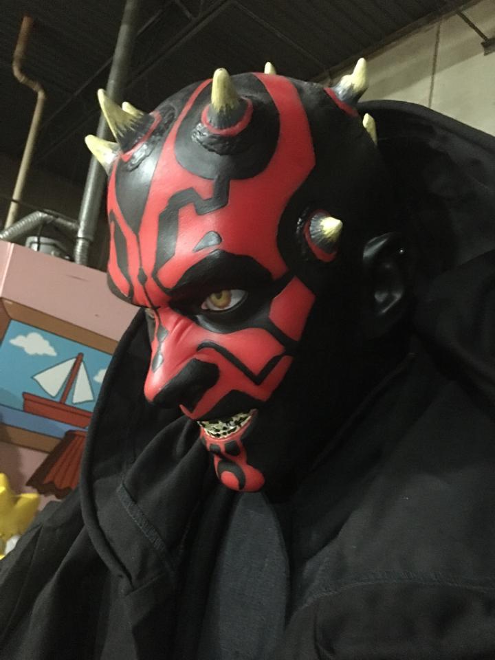 Life Size Star Wars Darth Maul w/ Lightsaber&Robe