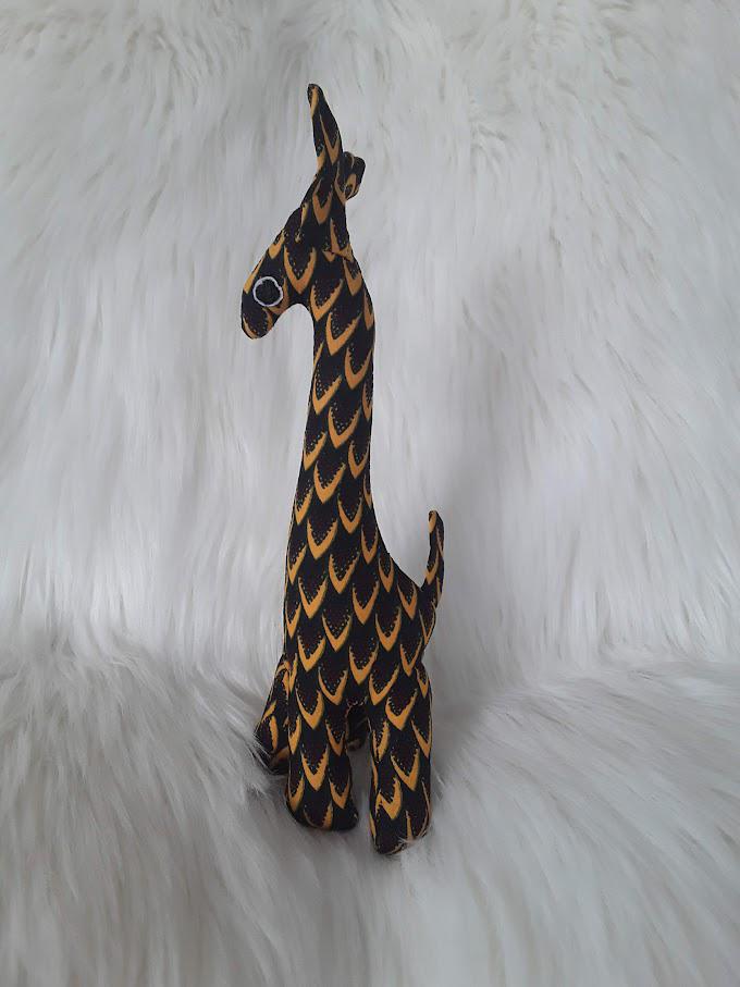 Handmade Stuffed Giraffe.