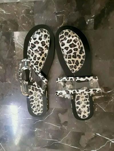 Leopard Sandals