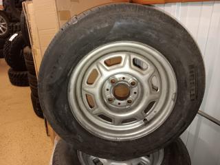 175/70R13 Pirelli Cinturato P5 Tires with 4 bolt rims set of 4