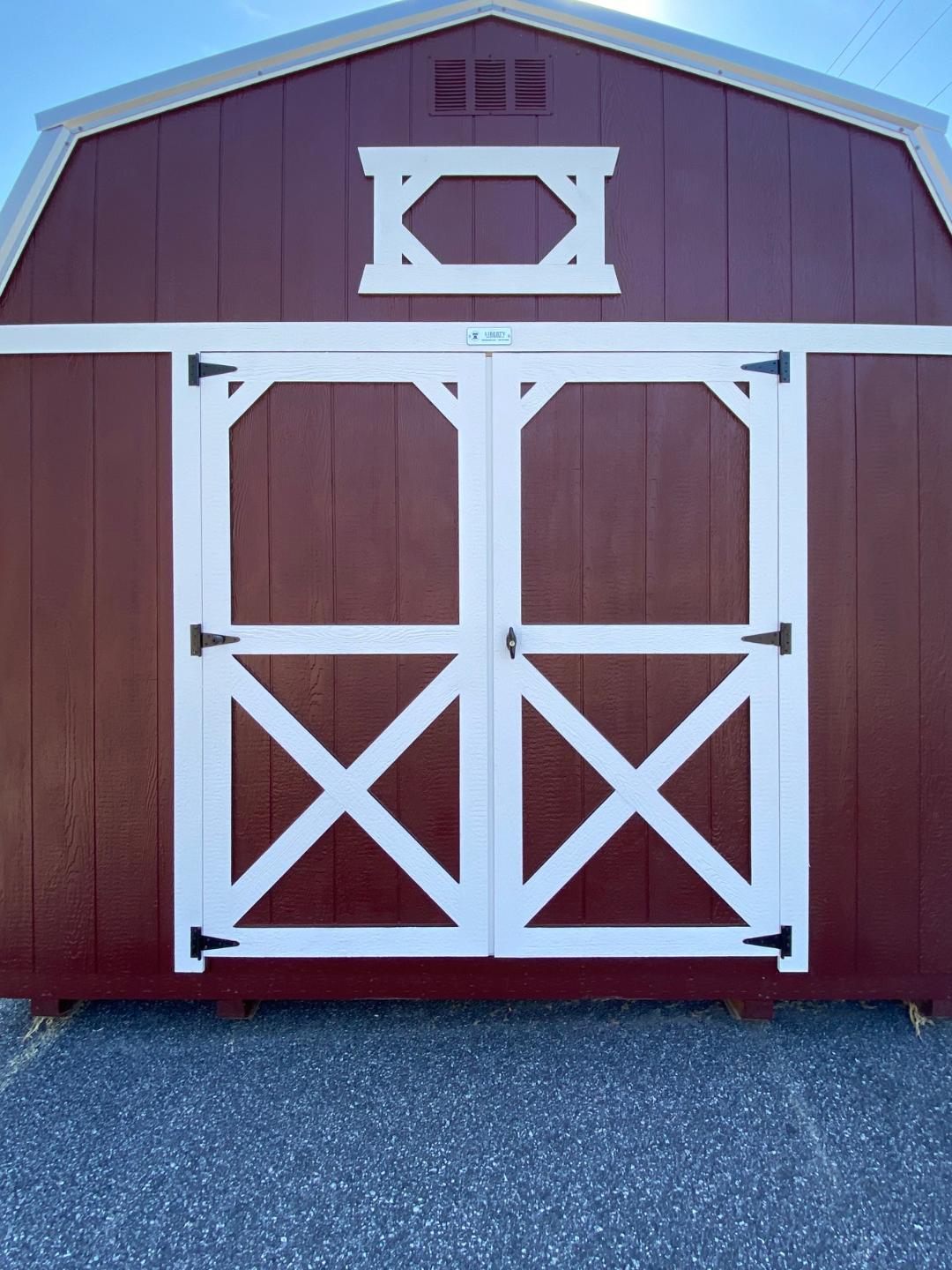 Morganton and Marion Inventory- 12x16 Lofted Barn, Painted