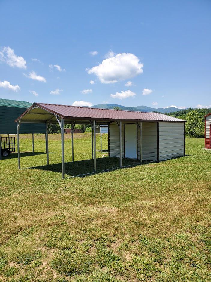SAVE $1,036 OFF! ONLY $4,720 tax 12x30x7 COMBO STORAGE & CARPORT - NO CREDIT CHECK - EVERYONE APPROVED!