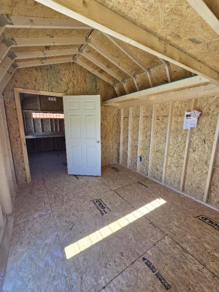 10% OFF - SAVE $1,043 on this 10x24 BARN W/DIVIDER WALL/100 AMP ELECT./WORKBENCH & MORE - $9,396 OR $371 DOWN & $371/MO - EVERYONE APPROVED - FREE DELIVERY & BLOCKS up to 50 Miles