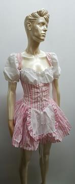 CINEMA SECRETS CANDY STRIPER HALLOWEEN COSTUME LG
