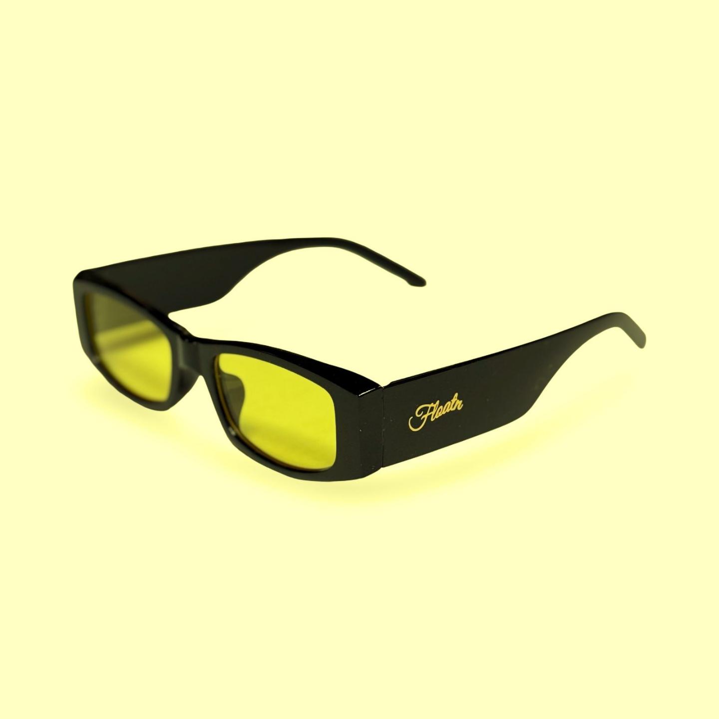 Black Floatn Shades (yellow lenses)