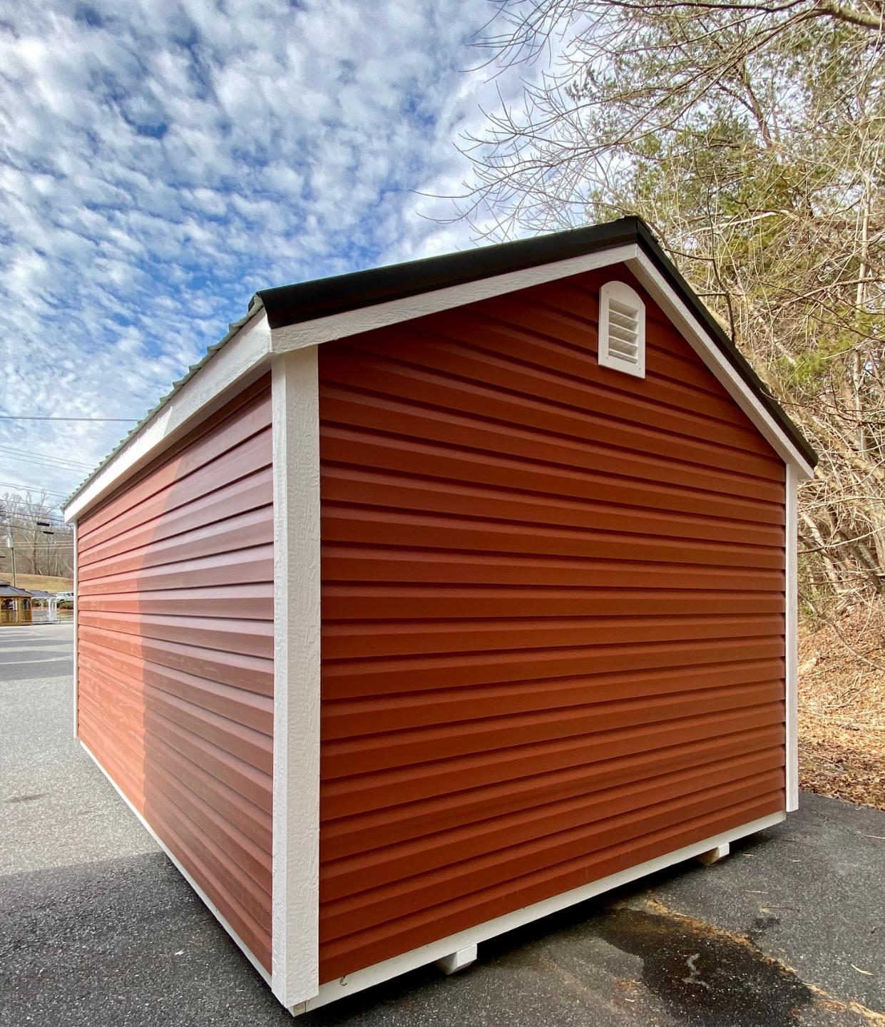 MORGANTON: 10x16 Utility Shed, Vinyl