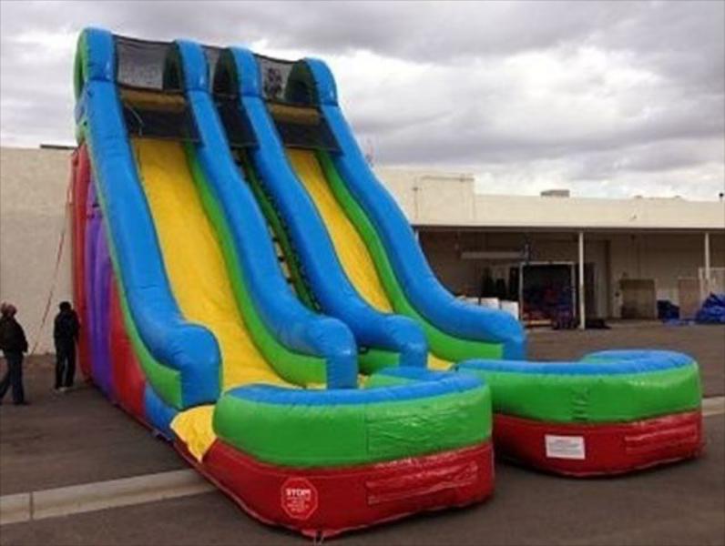 24' Dual Lane Slide (Wet/Dry)