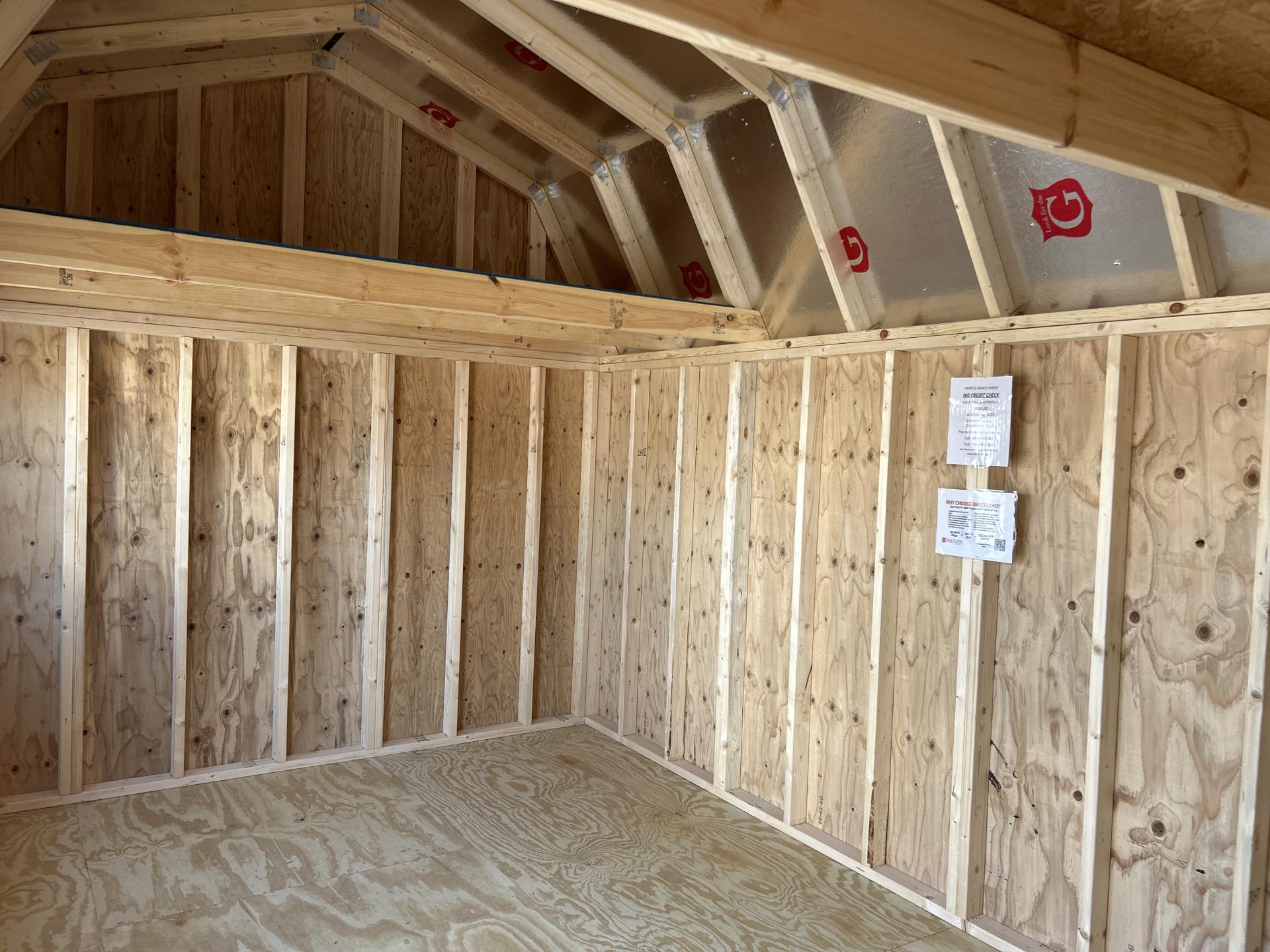 10x16 SIDE LOFTED BARN