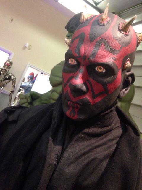 Life Size Custom Star Wars Darth Maul with Base