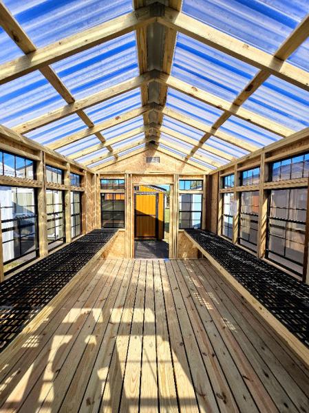 🔥SAVE $819 OFF 10x16 GREENHOUSE - $7,376 - $291 DOWN - $291/Mo - NO CREDIT CHECK - FREE DELIVERY & BLOCKS (50-miles)