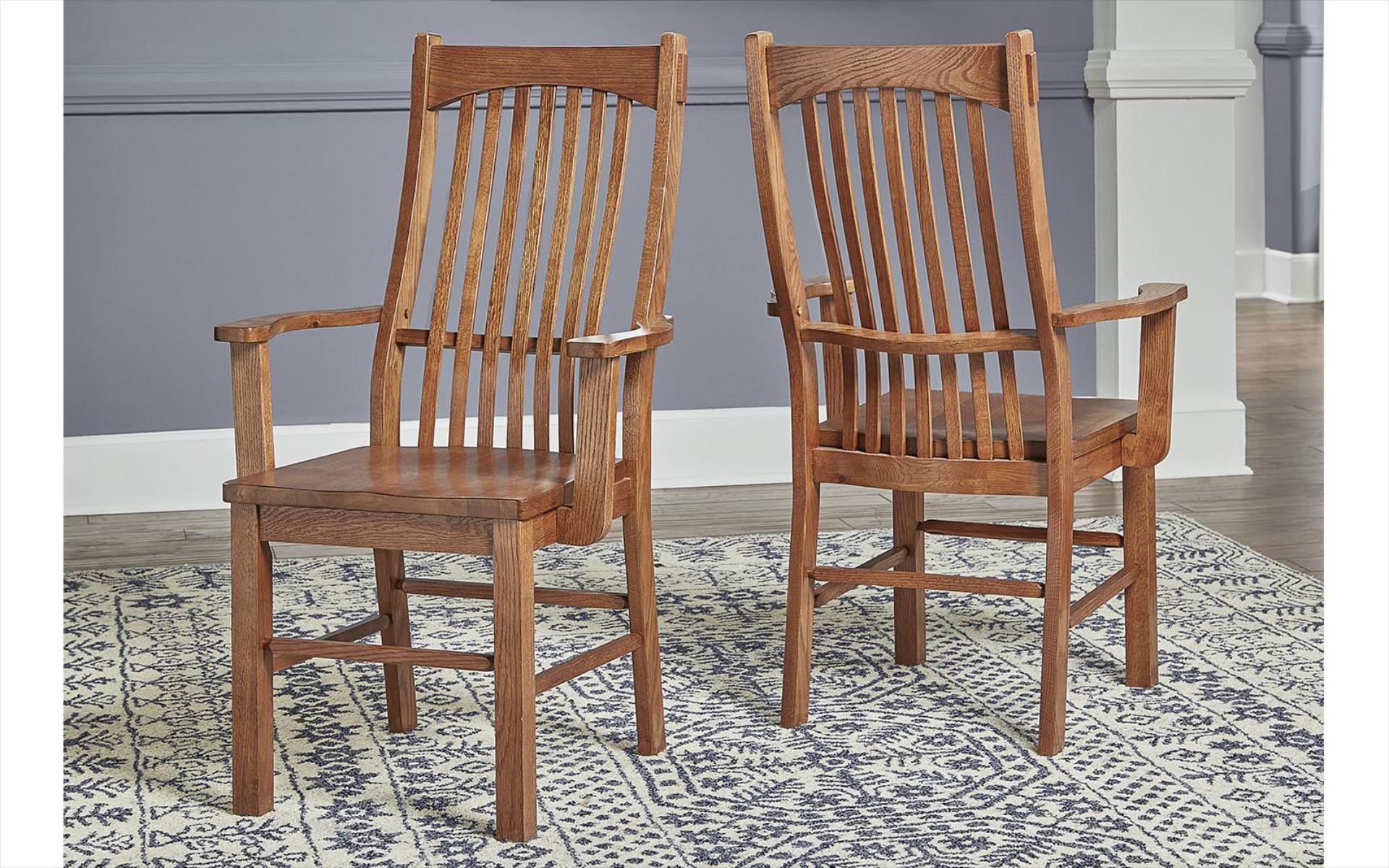 SLAT ARM CHAIR