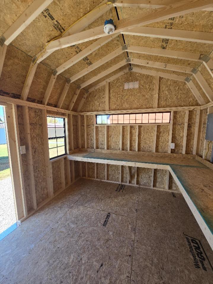 $1,043 off! -10x24 BARN W/DIVIDER WALL/100 AMP ELECT./WORKBENCH & MORE - $9,396 OR $371DOWN & $371/MO - EVERYONE APPROVED - FREE DELIVERY & BLOCKS up to 50 Miles