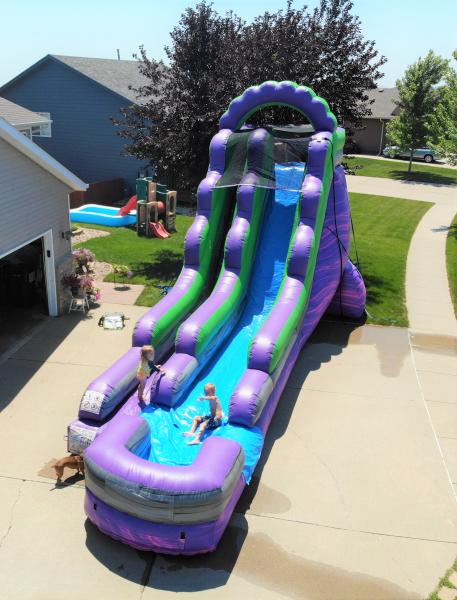 18' Purple Slide (Wet/Dry)