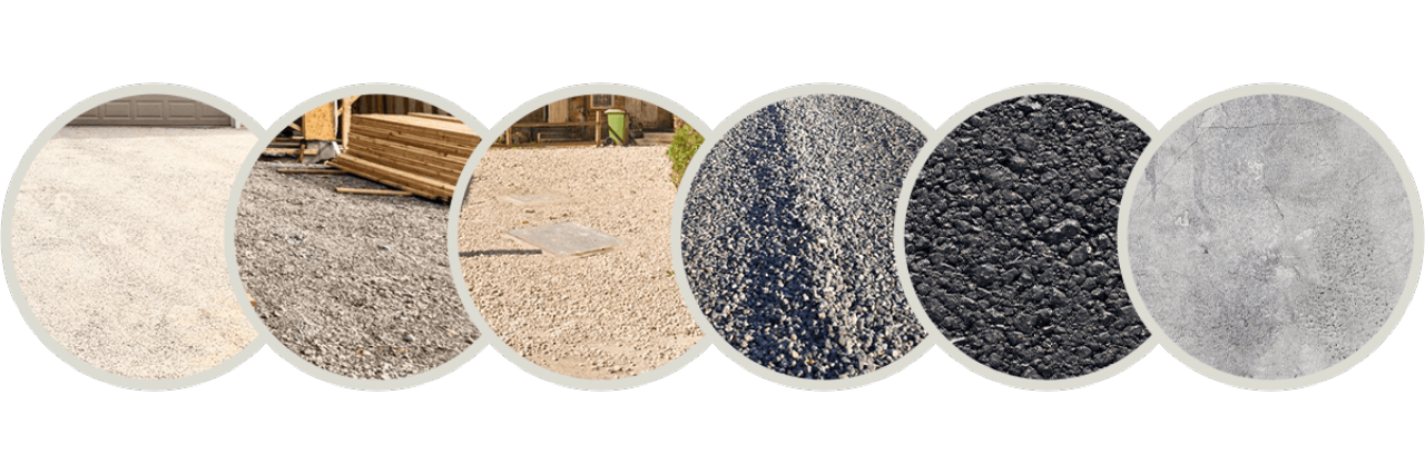 Gravel | Limestone | Crushed Concrete | Recycled Asphalt/Millings | Asphalt | Concrete