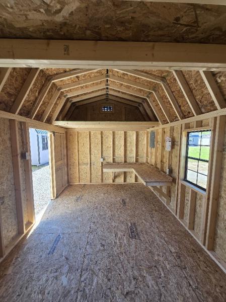 🔥SAVE $522 10x16 LOFTED BARN w/100 amp ELECTRICAL PKG.! - $6,014 or $237 DOWN & $237/MO - NO CREDIT CHECK - FREE DELIVERY (50-miles)