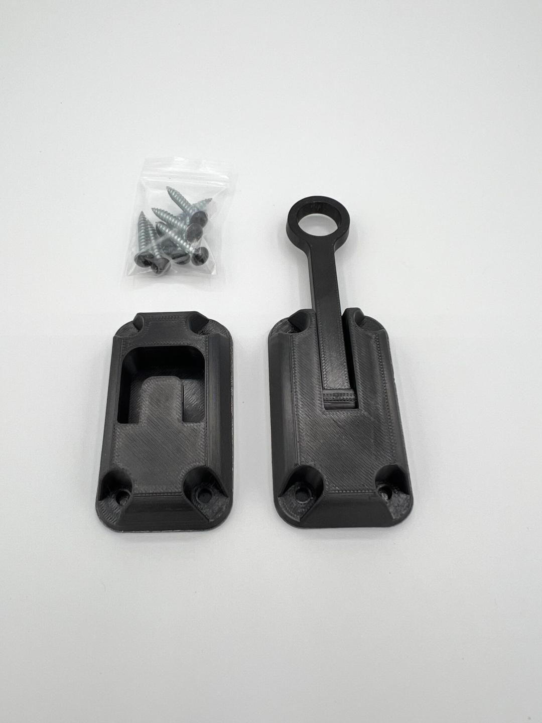 Ring Latch 3" Black