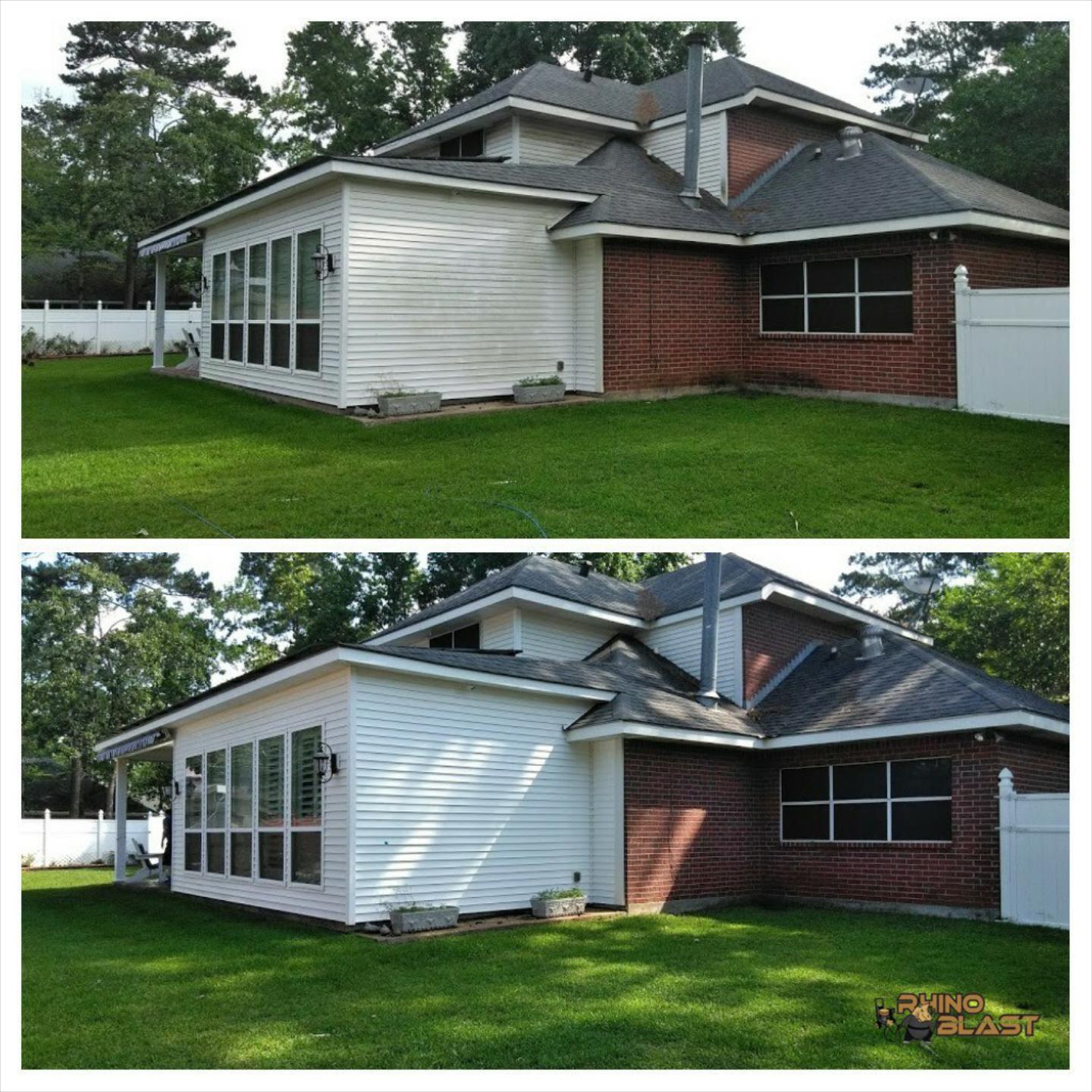 Rhino Blast Exterior Cleaning Soft Wash House Washing Rhino Blast Exterior Cleaning Soft Wash House Washing