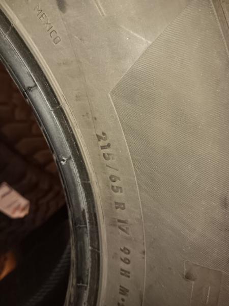 215/65R17 Continental ProContact TX Tires Set of 4