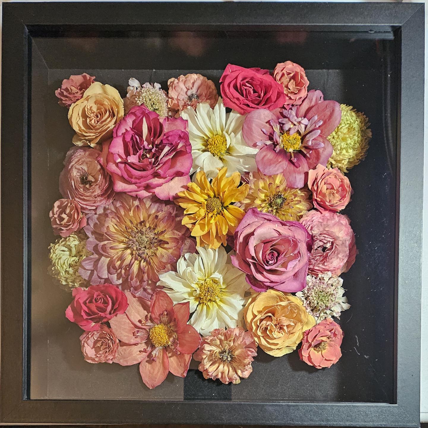 Dahlia Bouquet, Shadowbox