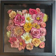 Dahlia Bouquet, Shadowbox