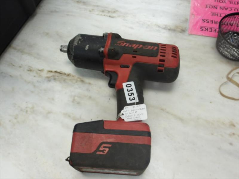 353 SNAP ON IMPACT W/BATTERY
