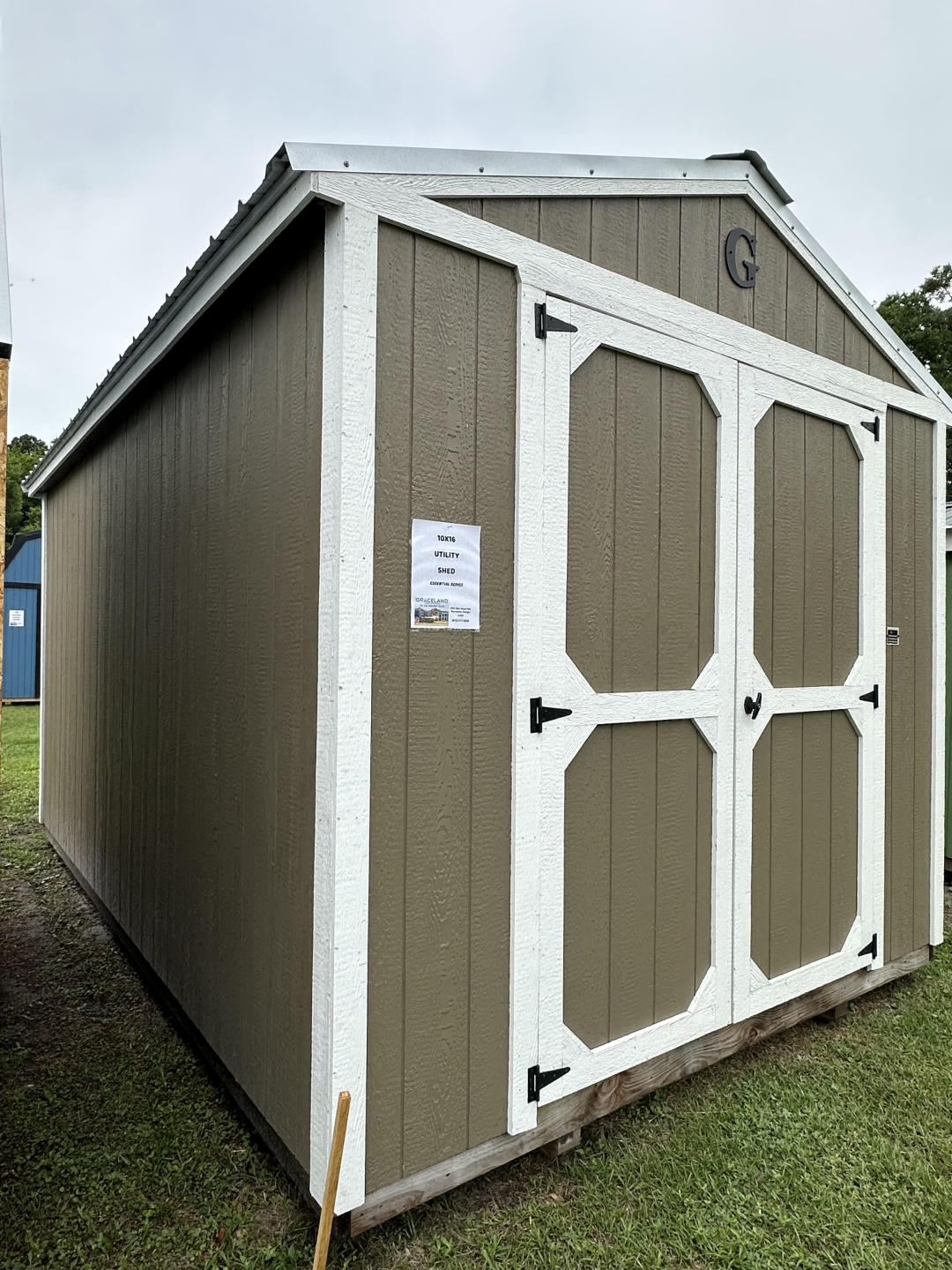 Graceland 10x16 Utility Shed