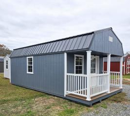 12x24 BARN W/TREX PORCH -  $10,206 or $404 Down & $404/Month  - NO CREDIT CHECK - FREE DELIVERY & BLOCKS (50 miles)
