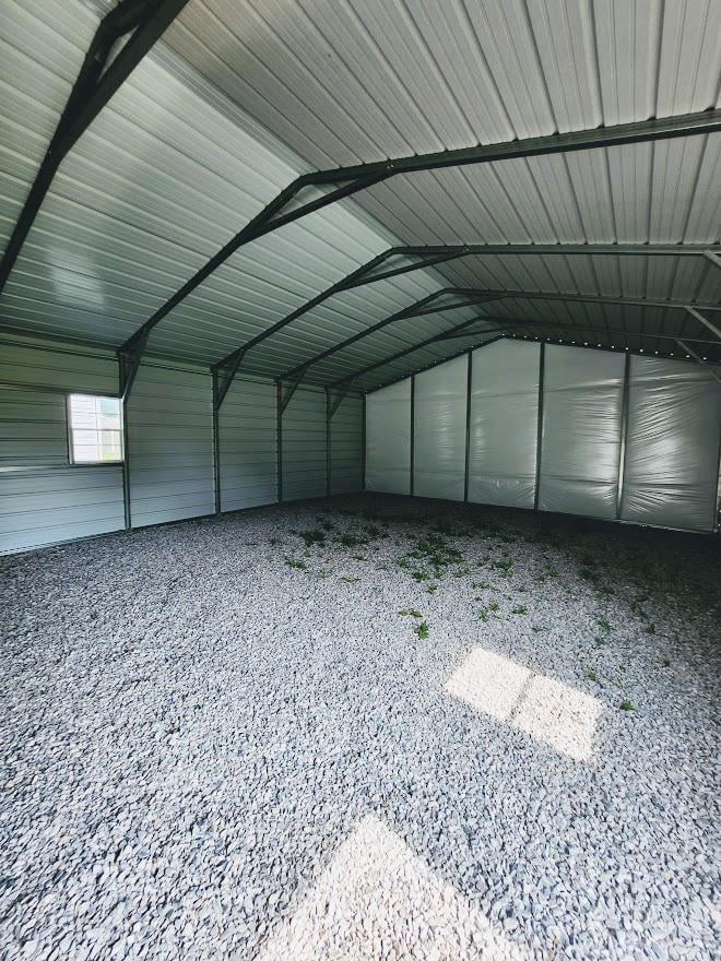 $2,763 OFF - ONLY $8,287 + tax - 24x30x9 BOXED EAVE ROOF GARAGE - NO CREDIT CHECK!