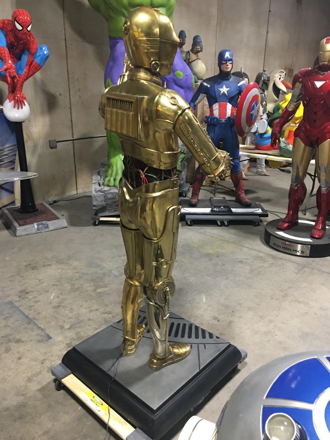 Sideshow Version 1 Star Wars C3P0 with Lights and Sound