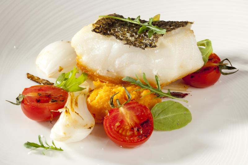 Roast Cod With Crisp Potatoes