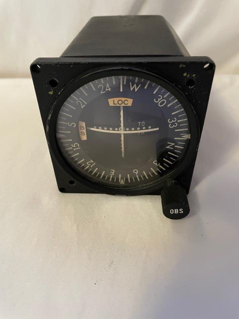 King KNI-520 Navigation Indicator: GPS/VOR/LOC/Glide Slope. 14/28 Volt. Used.