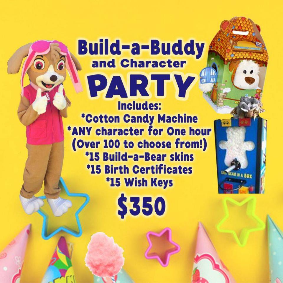 Build-a-Buddy and Character Party