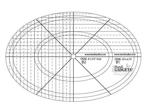 Ruler-Set HQ Oval B