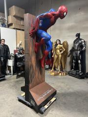 Life Size Marvel Amazing Spiderman 2 with Background Wall