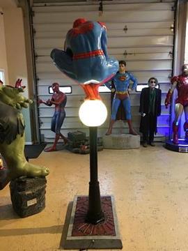 Amazing Spiderman on Lightpole