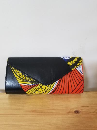 African Print Handmade Clutch
