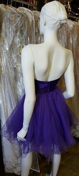 NEW LET'S FASHION LILAC TULLE HOMECOMING DRESS