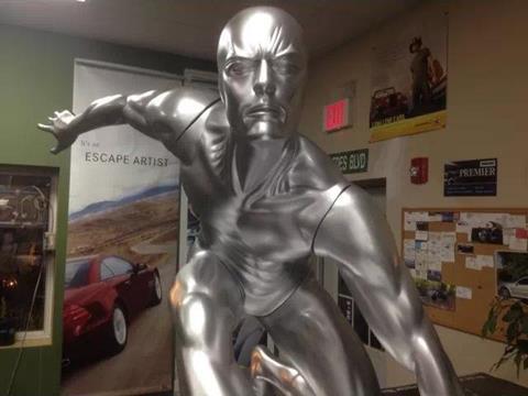 Life Size Marvel Silver Surfer