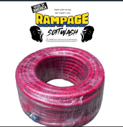 Rampage 5/8" Red 300' Softwash Hose with Crimped Ends