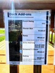 PRE-BUILT DECKS - 8 x 12 WITH STAIRS $2,695 + tax OR $250/Down & $125/Mo RENT TO OWN - NO CREDIT CHECK - EVERYONE APPROVED - MANY SIZES & COLORS AVAILABE!