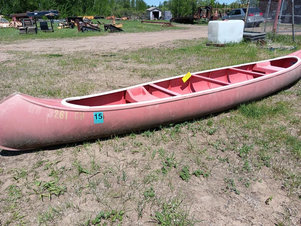 17’ 1974 Wards Sea King Canoe - Lot # B1116