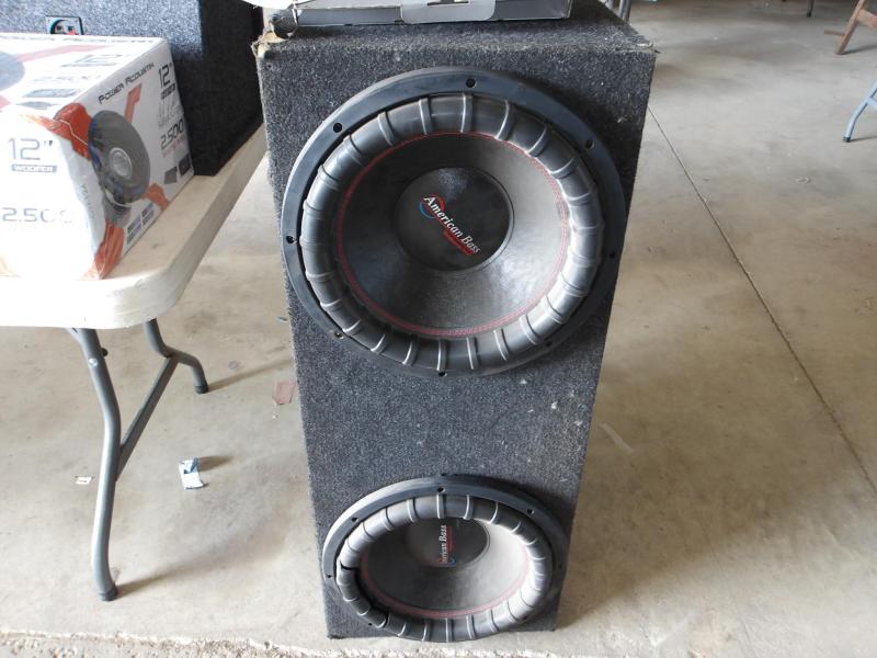 Audio Equipment up for auction Saturday September 5th before the car auction at 10am