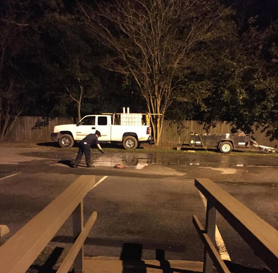 PARKING LOT CLEANING