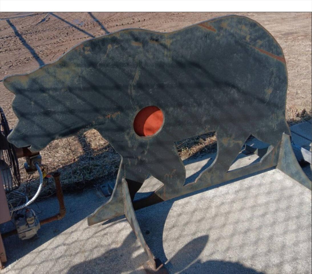 Homemade Bear Shooting Target - Lot # J1310
