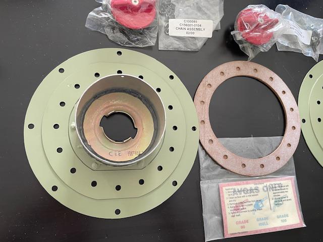 Two Cessna SK182-85B Fuel Filler Adaptor Kits With Raised, Vented, Fuel Caps. NEW.
