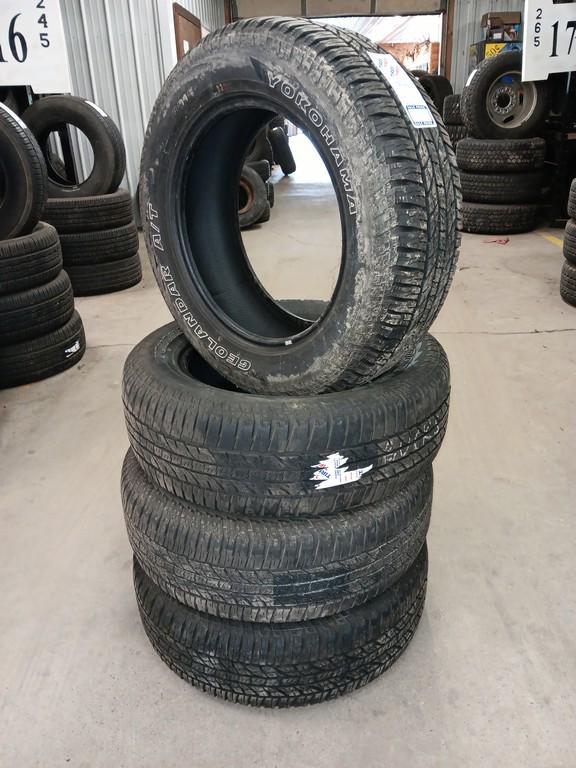 225/65R17 Yokohama Geolandar A/T Tires Set of 4