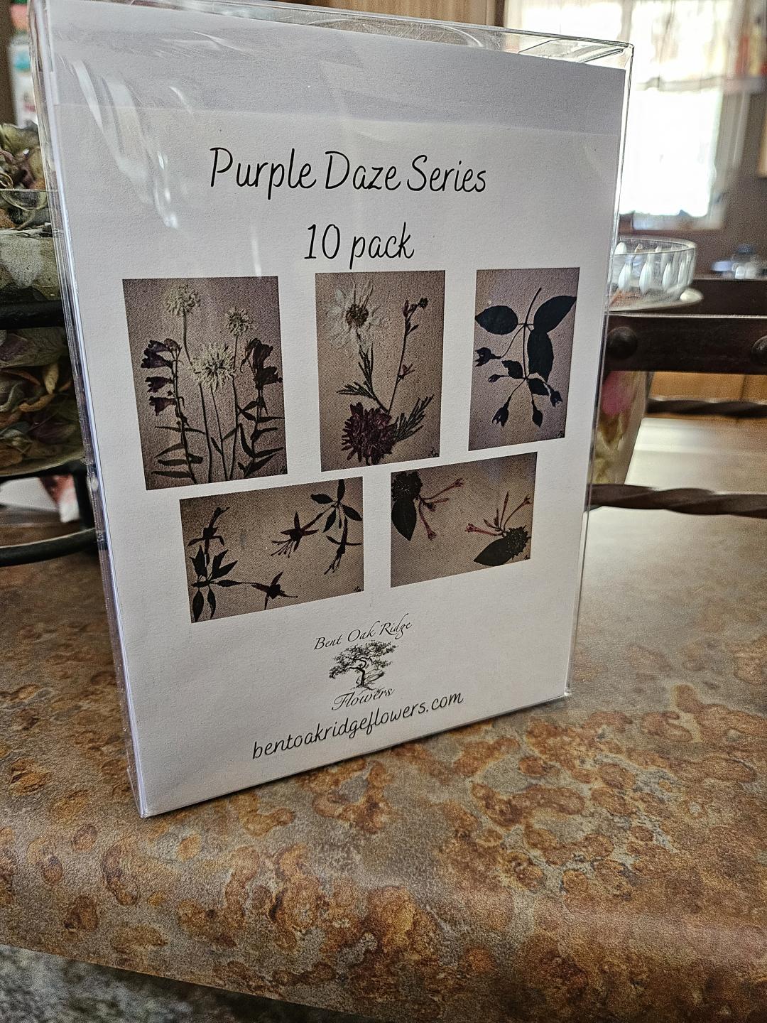 Purple Daze Series Cards 10 pack print cards