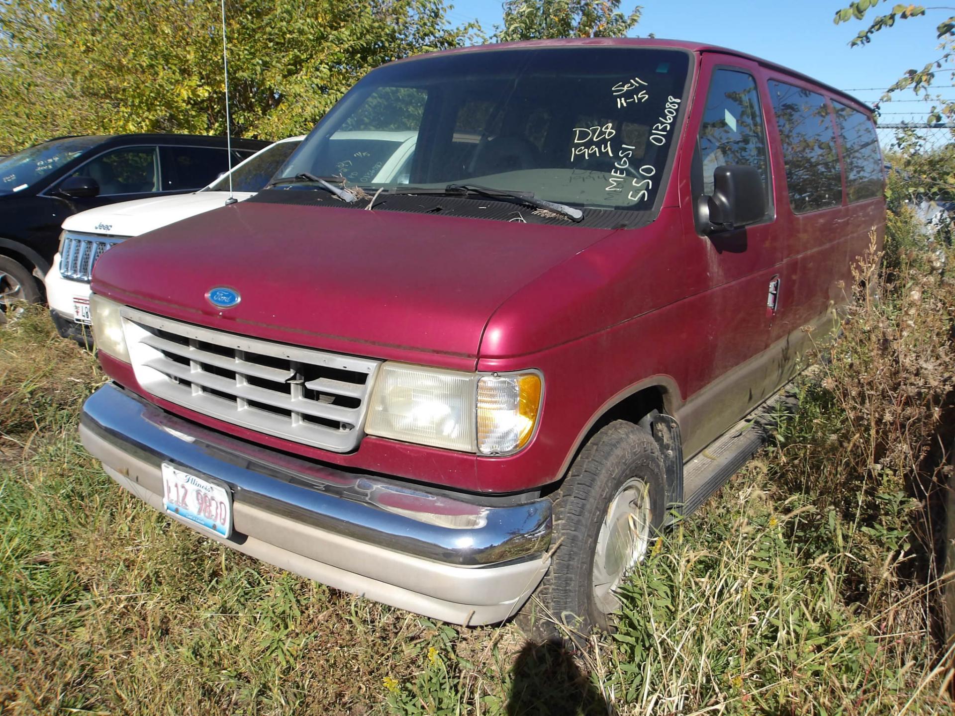 D28 1994 FORD CLUB WAGON E150 *** MECHANICS SPECIAL***