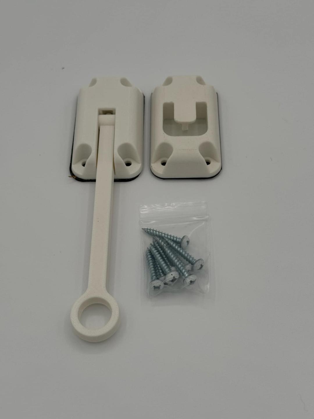 Ring Latch 5" White