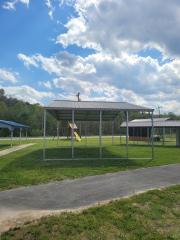 SAVE $879.35 OFF - ONLY $4,005.95 + tax - 30x20x9 VERTICAL ROOF TRIPLE CARPORT COVER